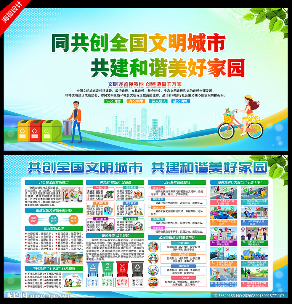 文明城市宣传栏