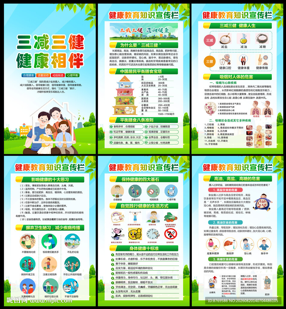 健康知识教育宣传栏