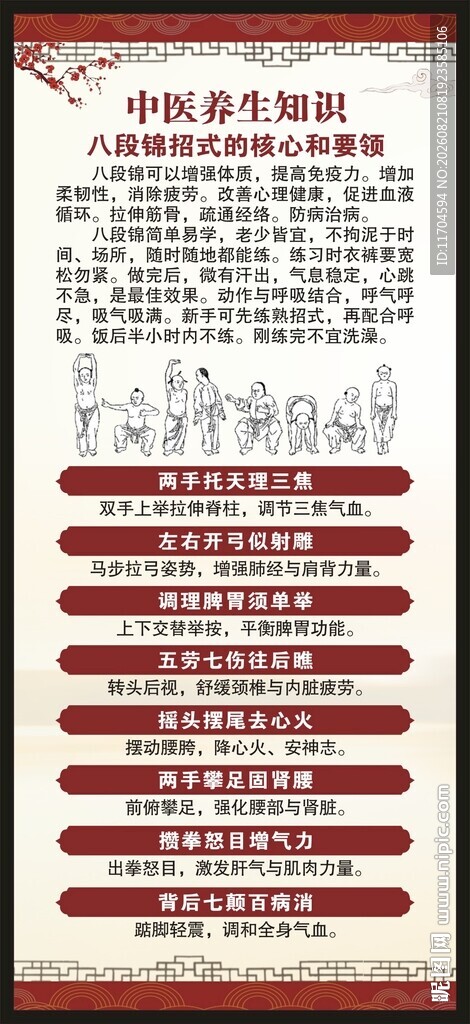 中医养生知识展架