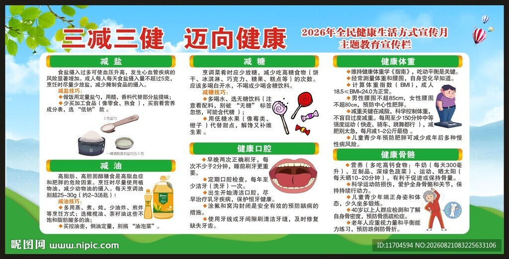 全民健康生活方式宣传月