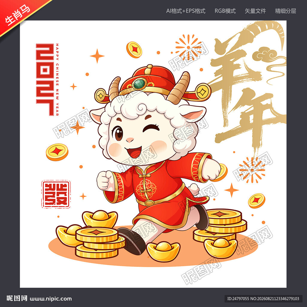 卡通羊