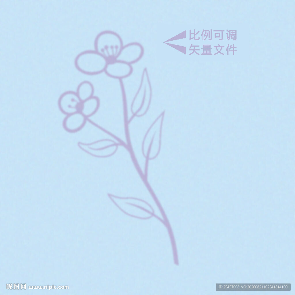 紫色花卉
