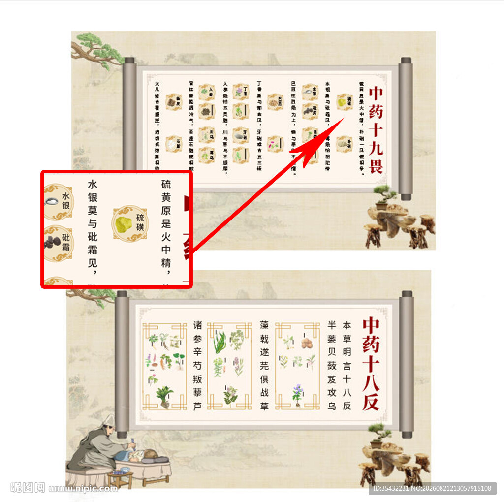 中药十八反十九畏