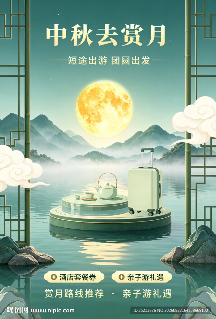中秋赏月之旅