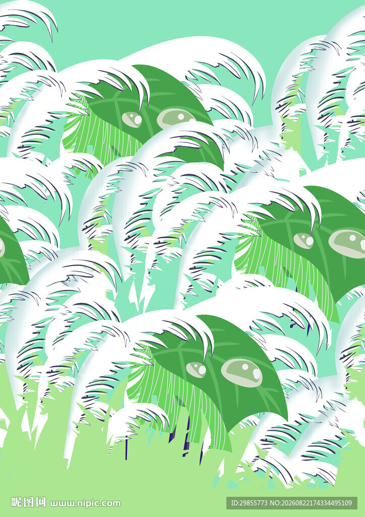 热带植物景 清新绿意