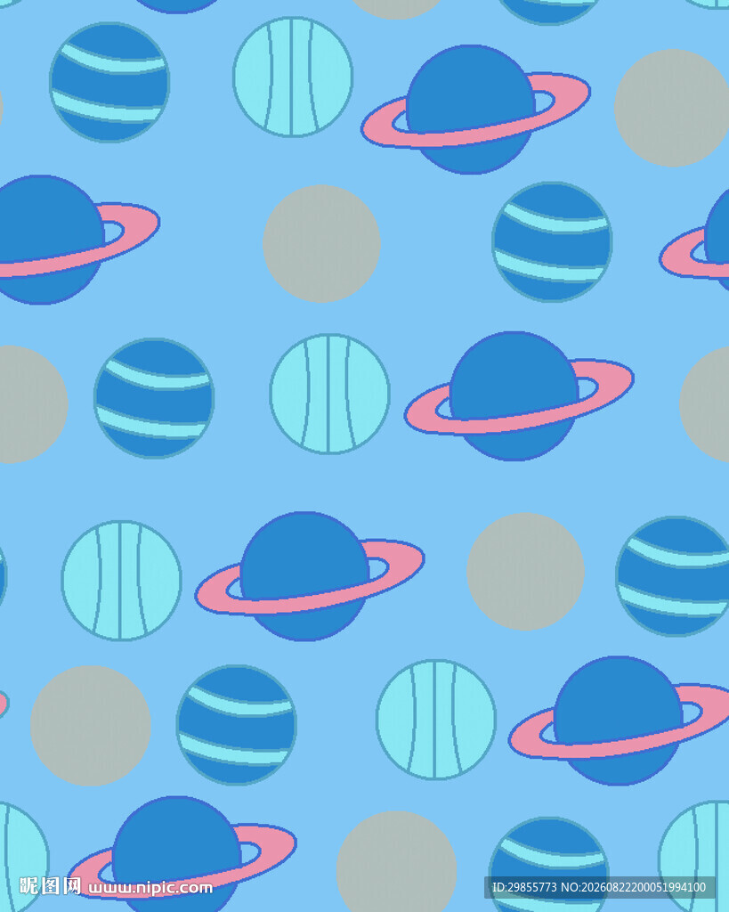 梦幻星球图案背景