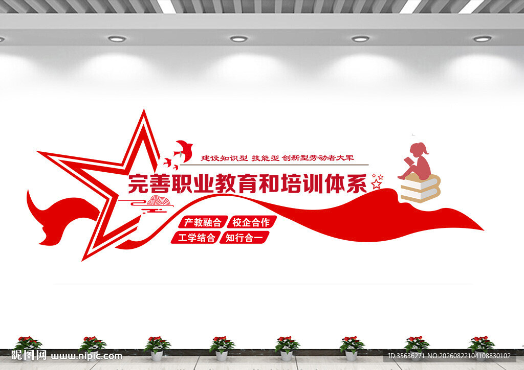 职业教育文化墙
