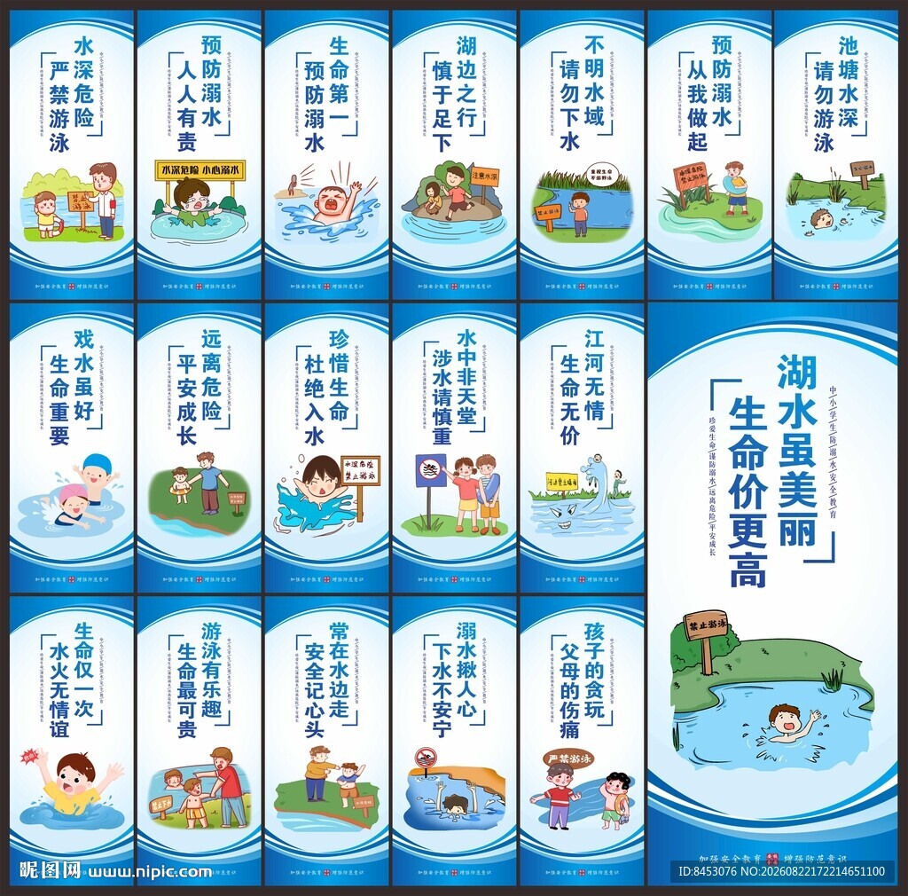 防溺水展板
