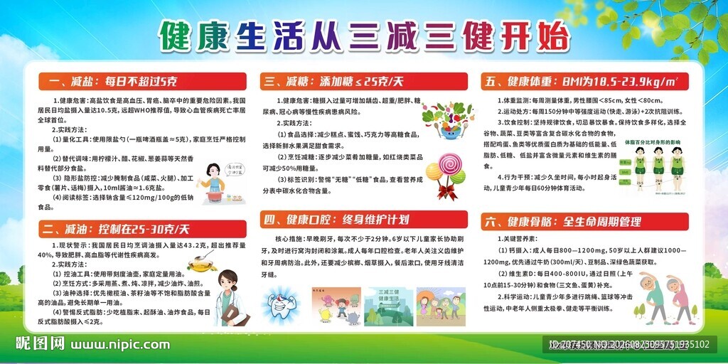 三减三健宣传栏