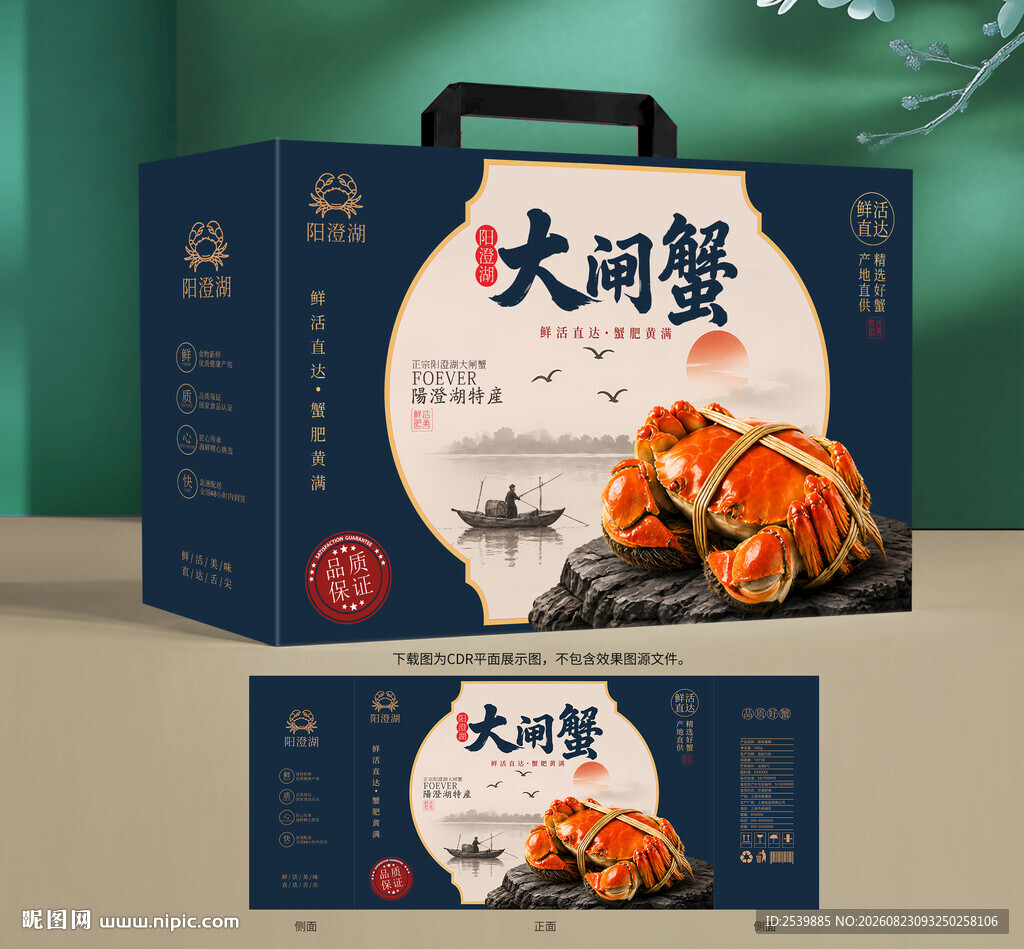 大闸蟹包装 大闸蟹礼盒