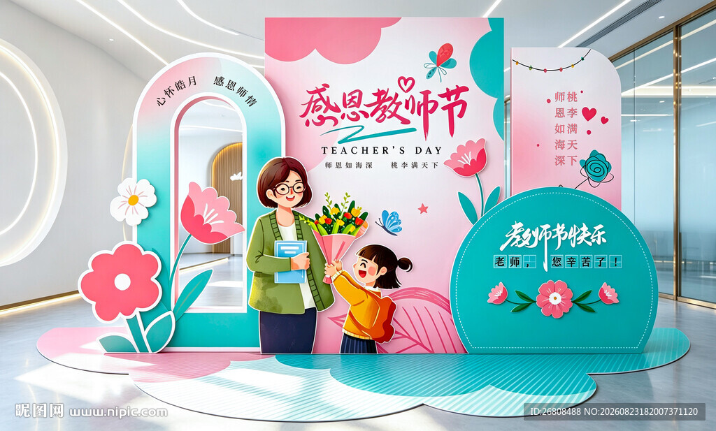 教师节美陈