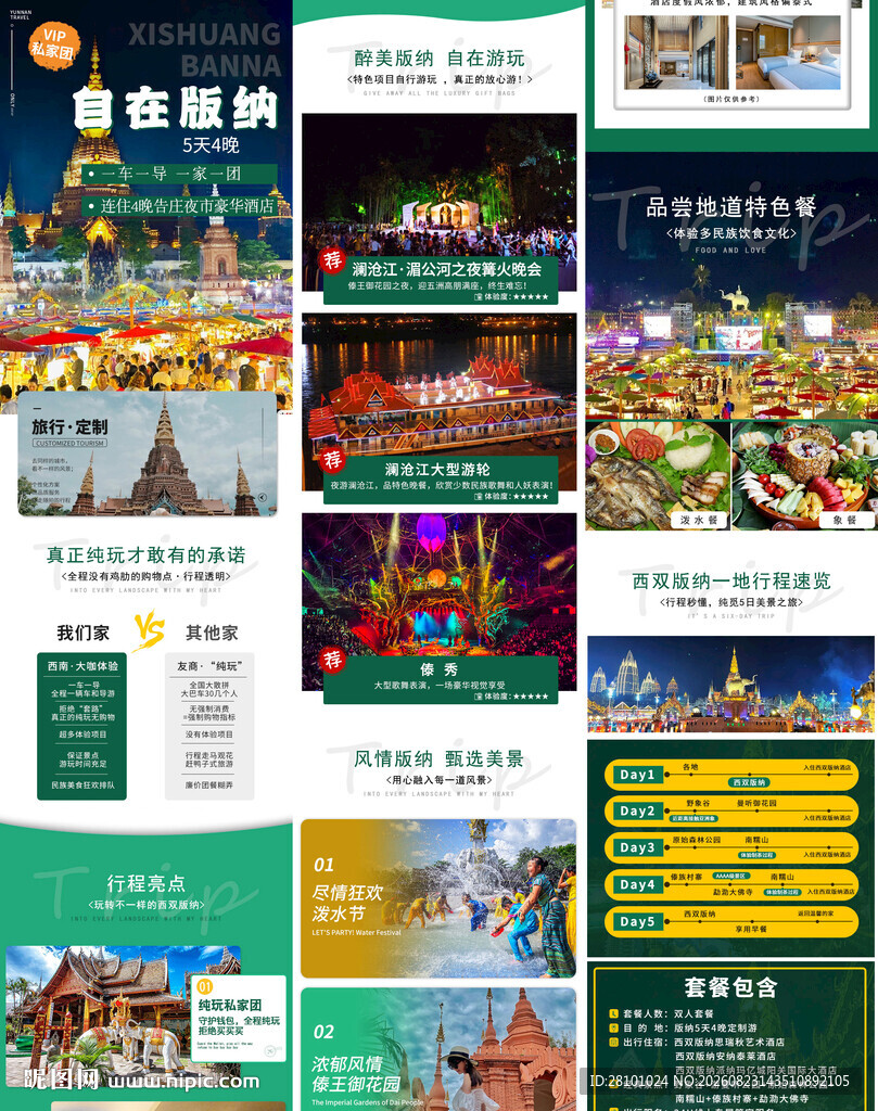 云南旅游长图