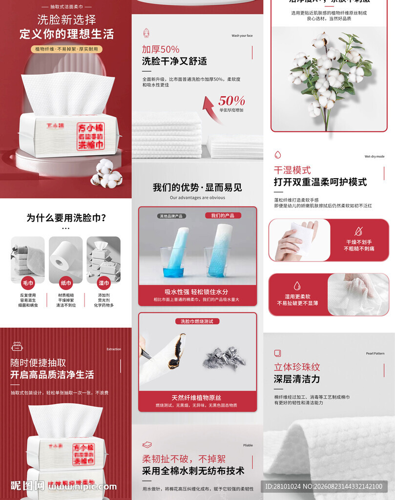 洗脸巾详情