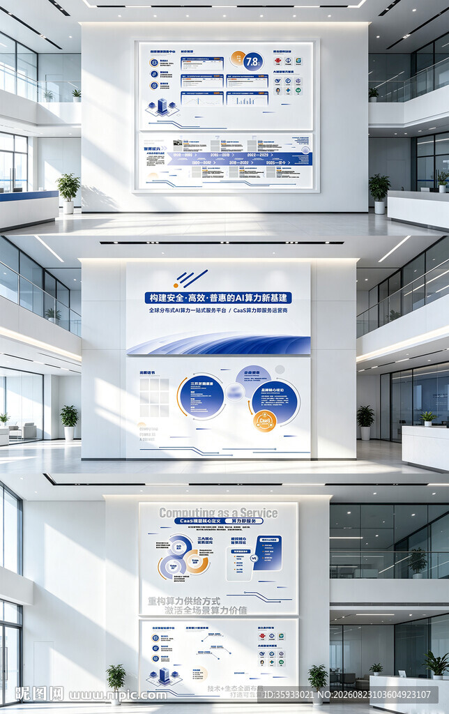 AI算力文化墙