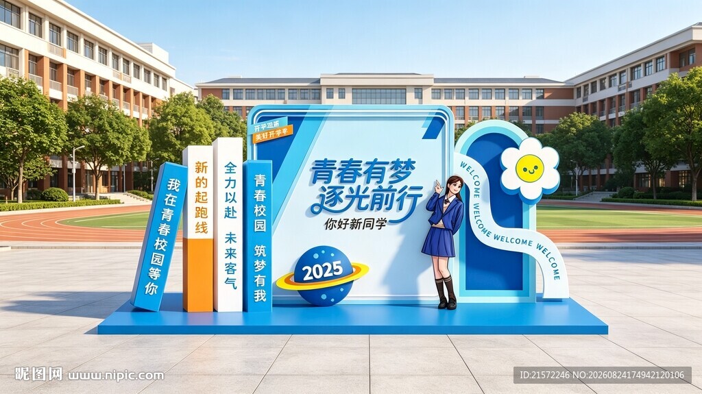 高中开学典礼美陈