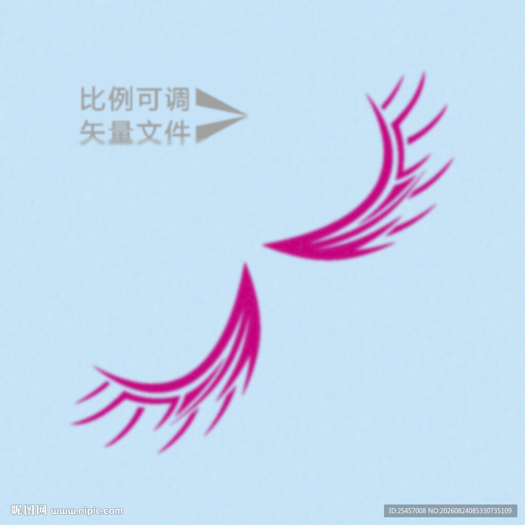 抽象翅膀