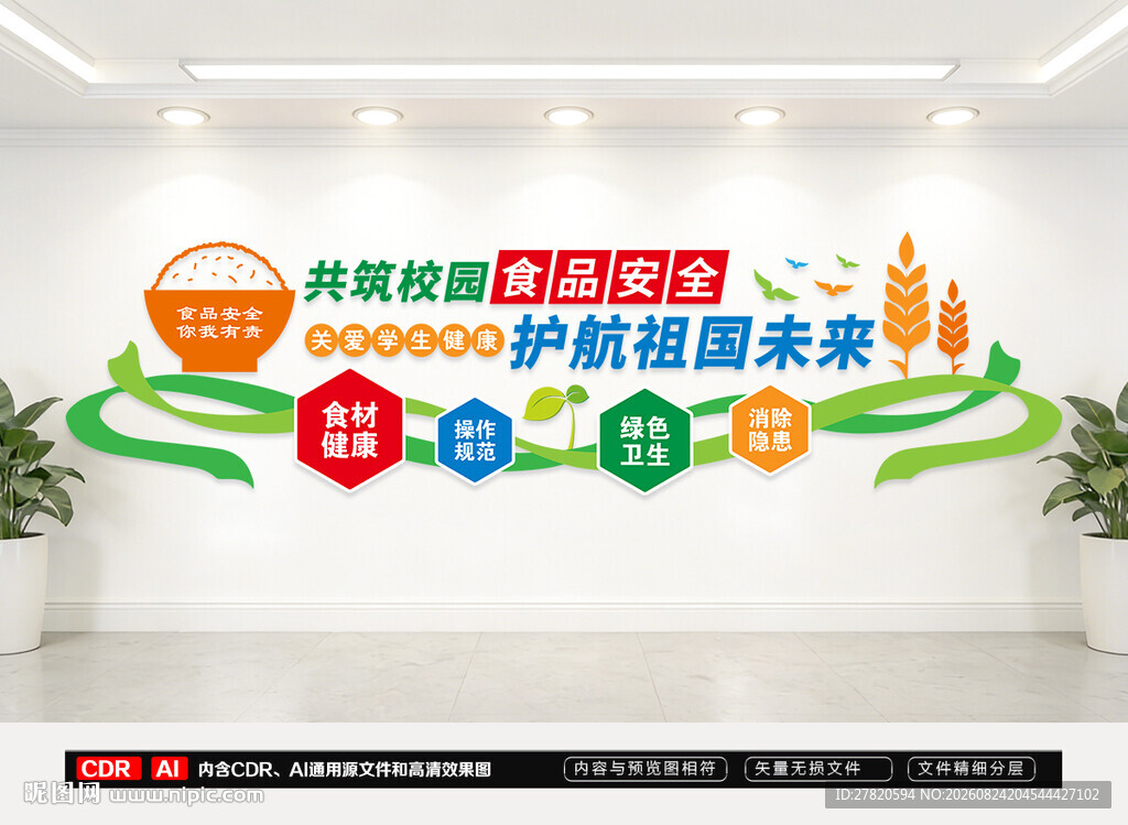 校园食品安全文化墙