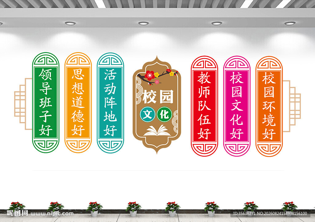 文明校园文化墙