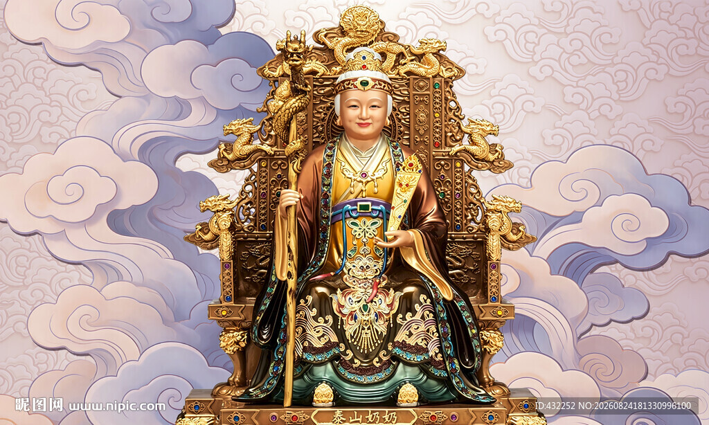 泰山奶奶泰山娘娘雕像