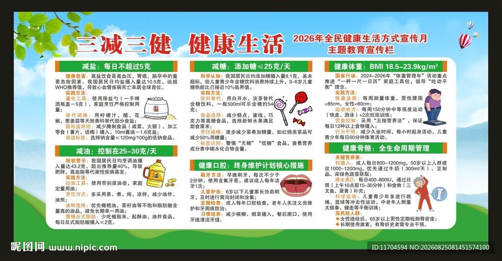 全民健康生活方式宣传月