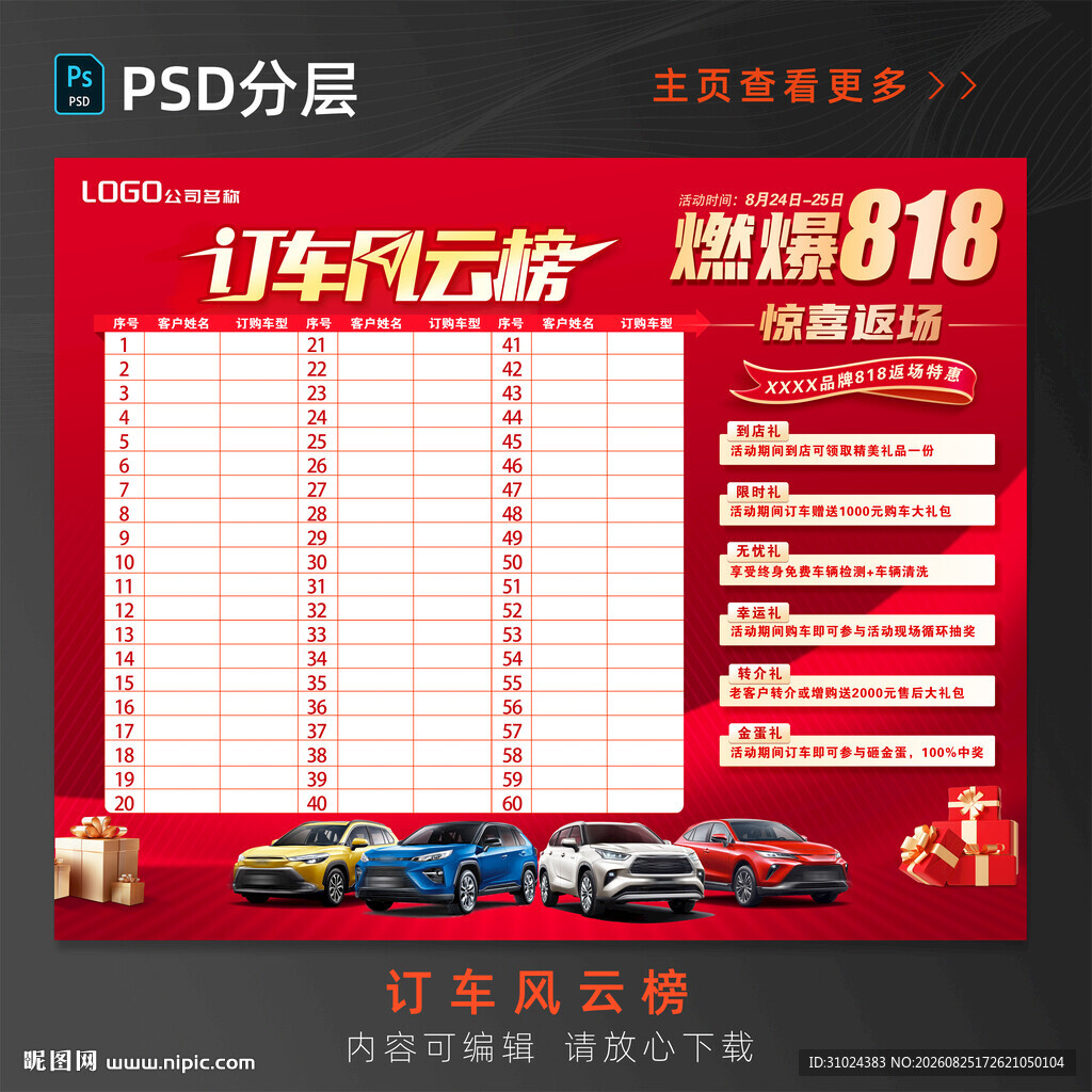 订车风云榜