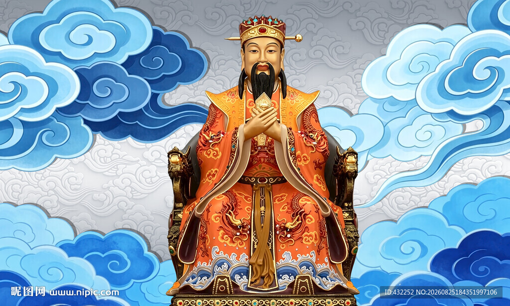 城隍爷城隍塑像