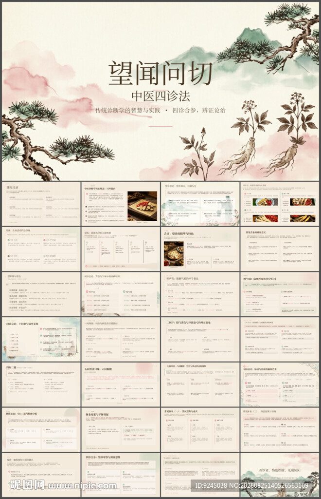 中医望闻问切四诊法ppt