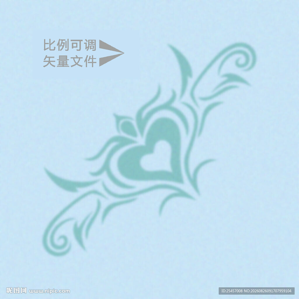 卷草纹矢量  