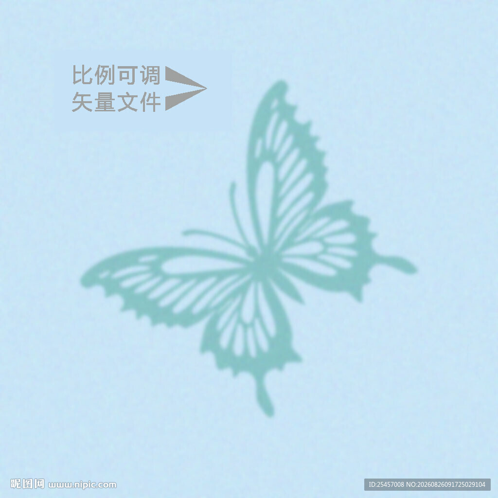 绿色蝴蝶  