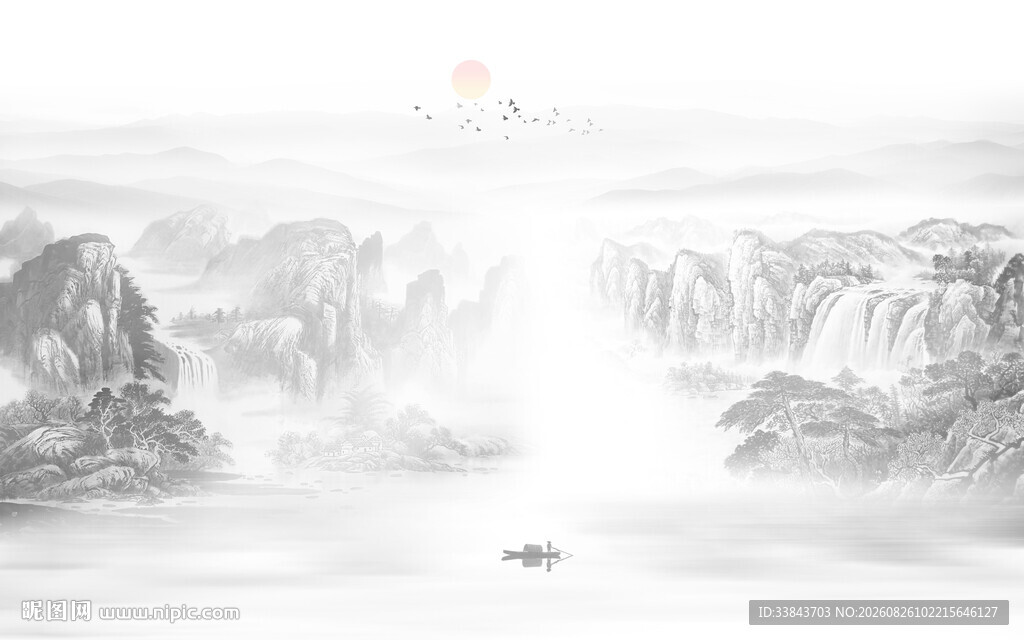 国画水墨画