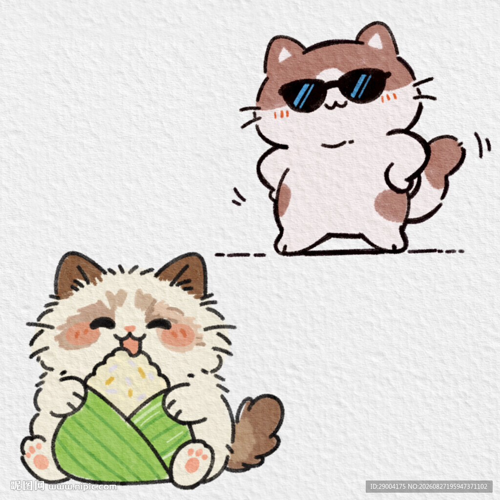 两只萌猫的趣味日常