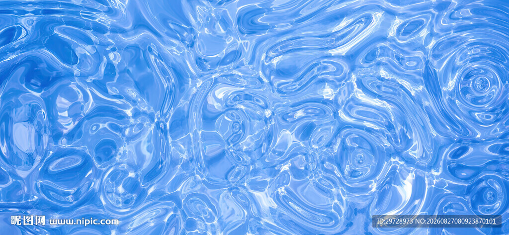 蓝色水波纹