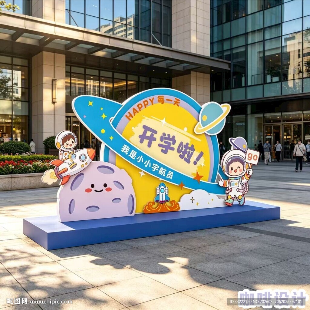 开学季主题创意装饰造型
