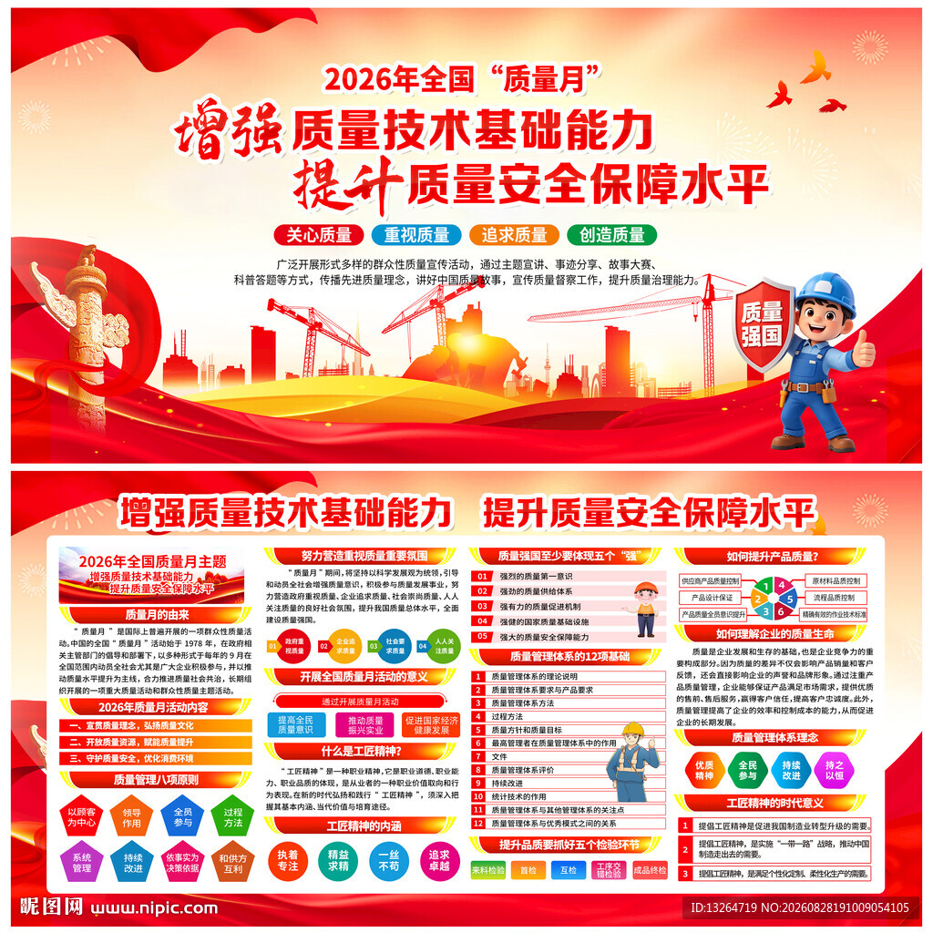 2026年全国质量月展板