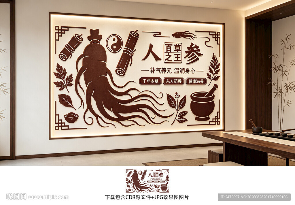 人参文化墙
