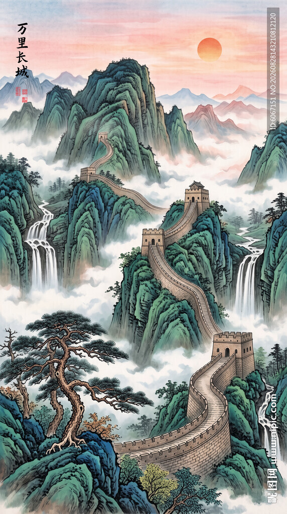 长城玄关装饰画