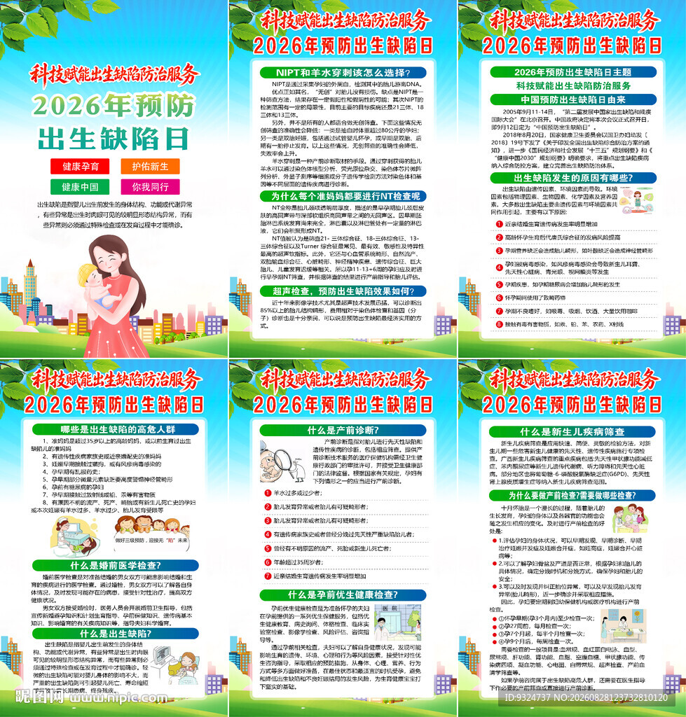 2026年预防出生缺陷日海报