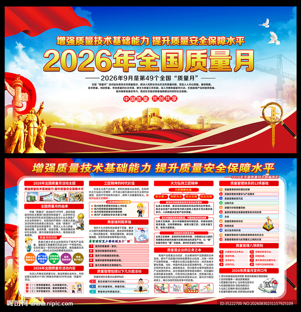 2026年全国质量月宣传栏