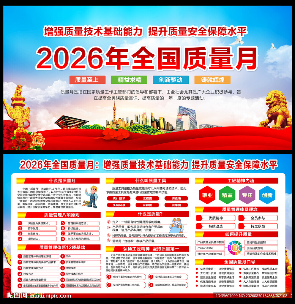 2026年全国质量月宣传栏