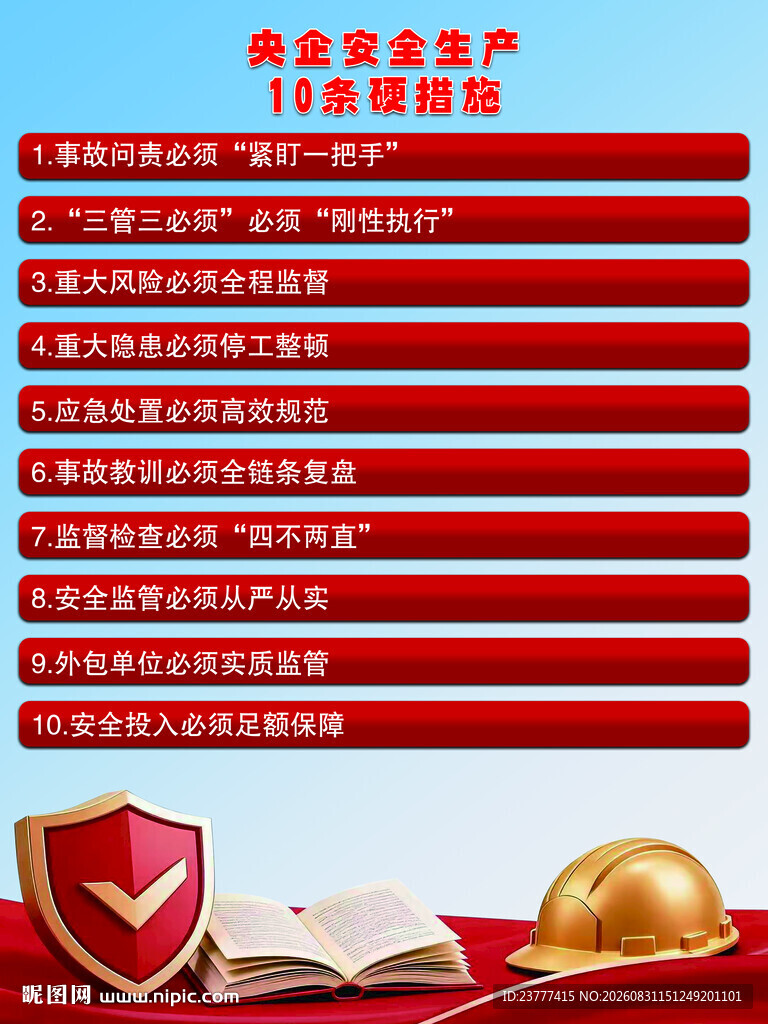 安全管理十大禁令