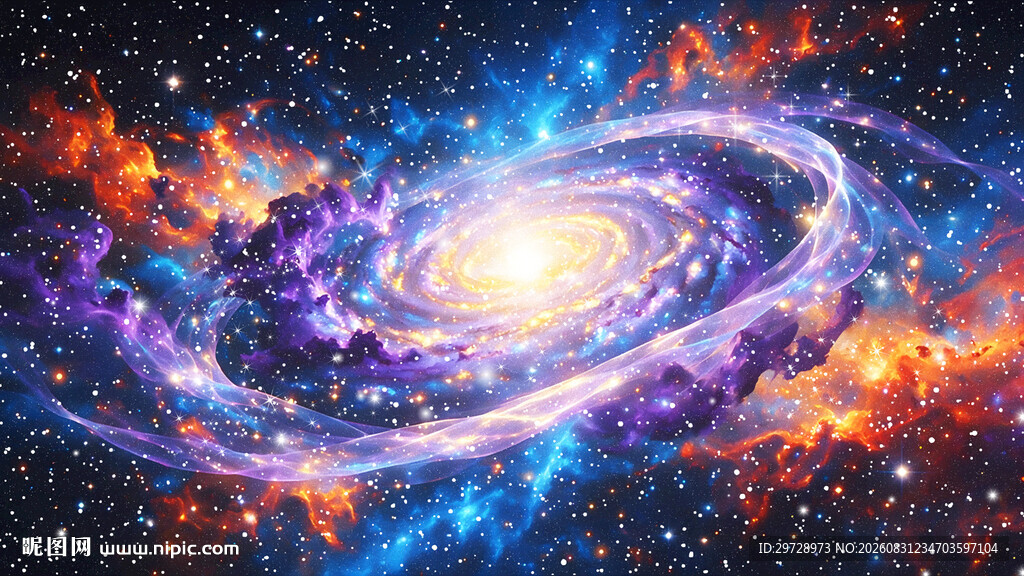绚丽星系宇宙星空吊顶