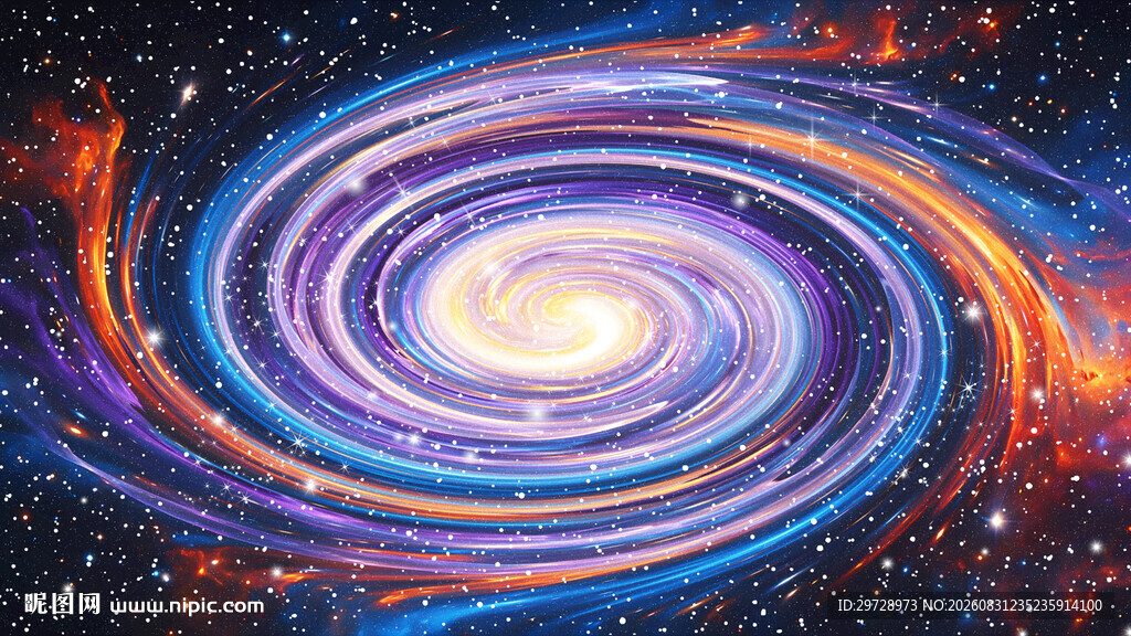 璀璨旋涡星空