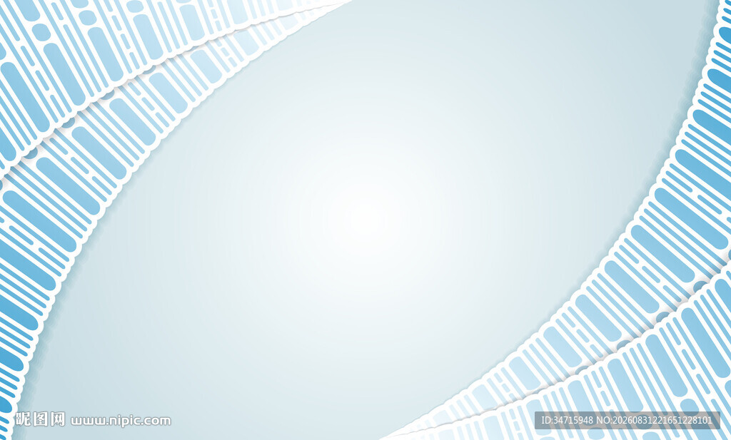 蓝色几何线条抽象背景图