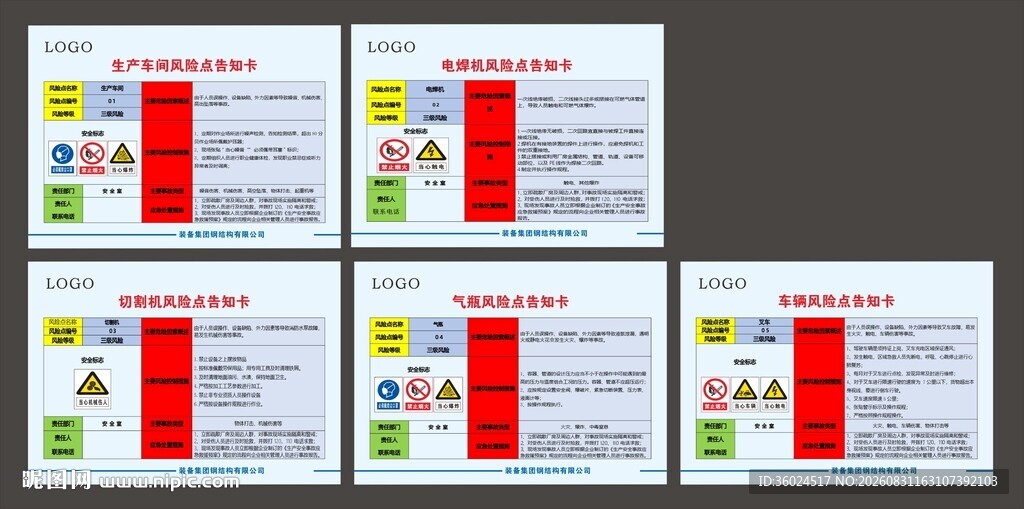 车间风险告知