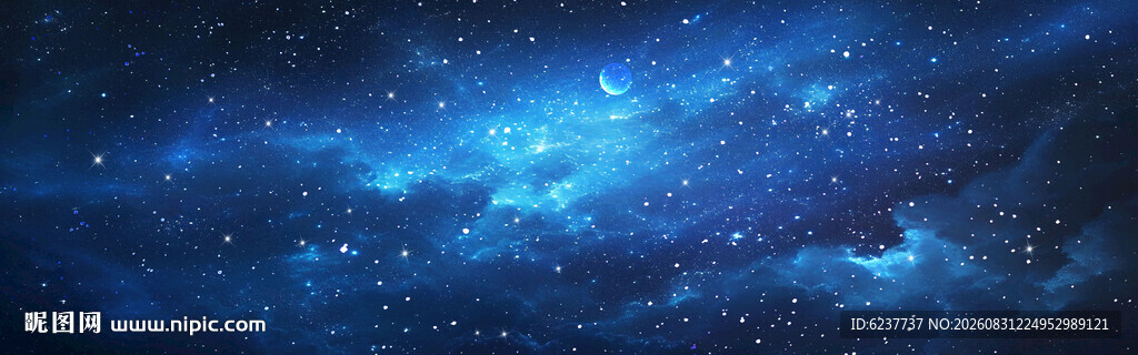 巨幅宇宙星空背景图