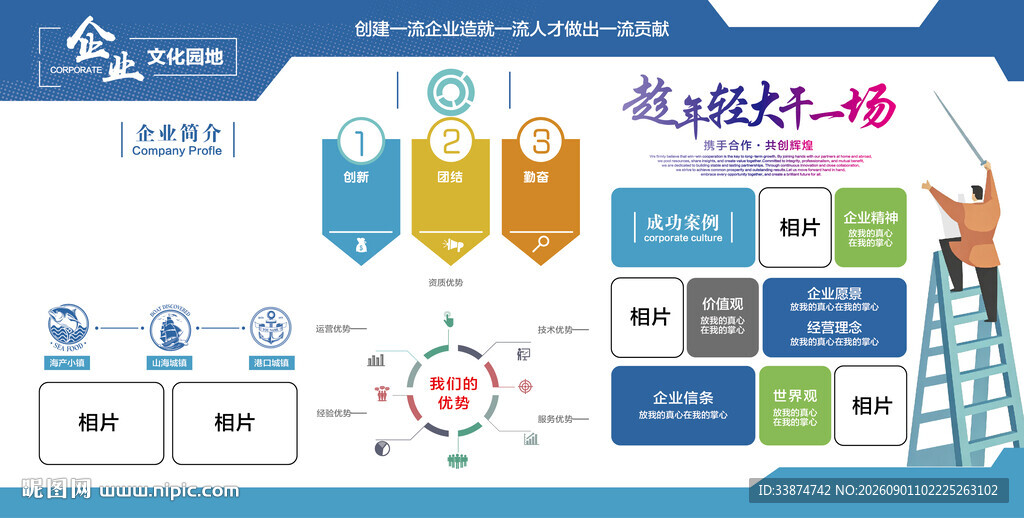 科技展厅墙面展示设计图
