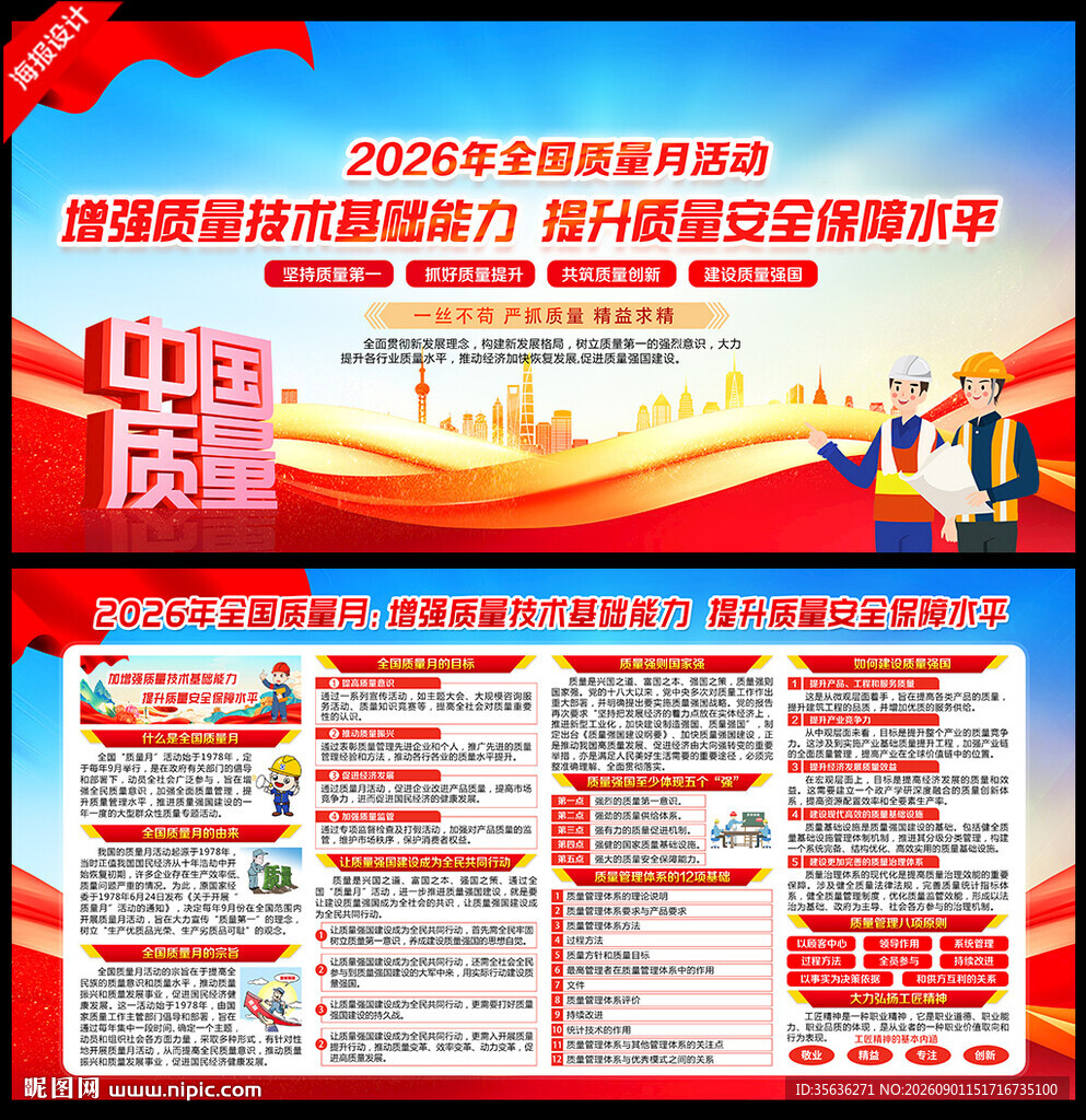 全国质量月知识宣传栏