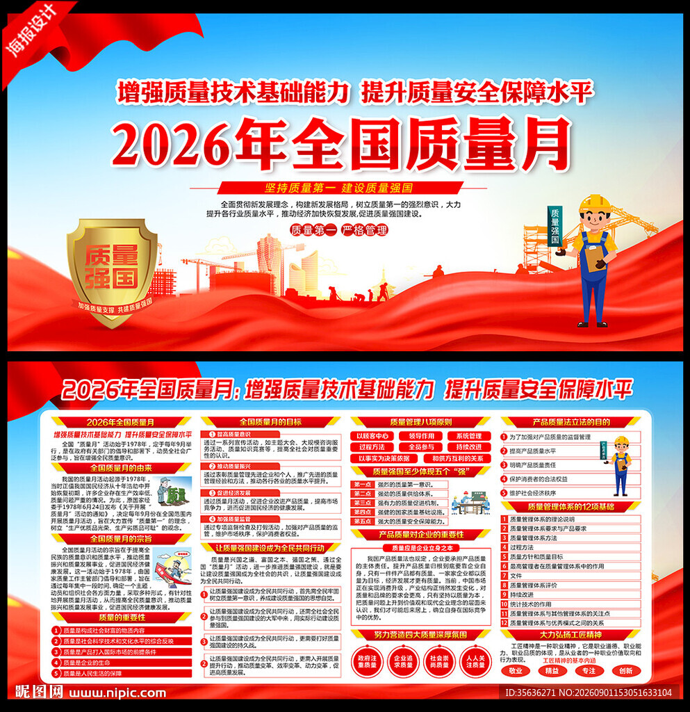 全国质量月知识宣传栏