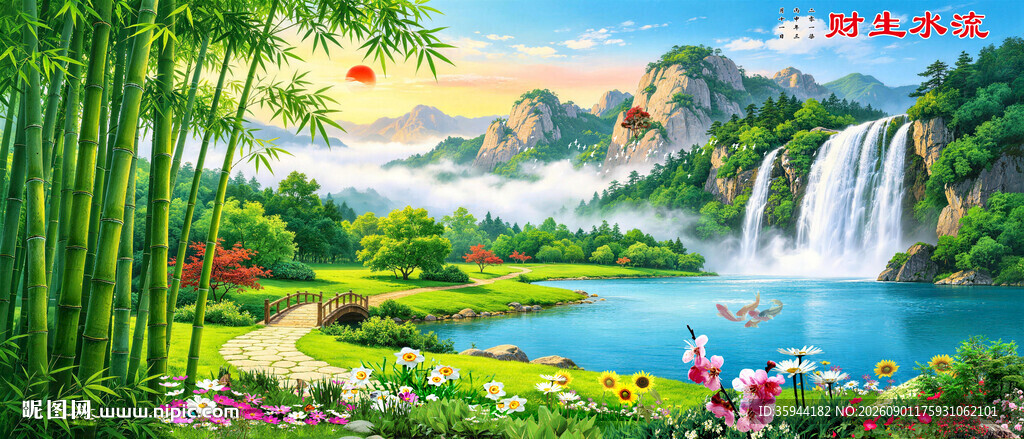 山水风景画
