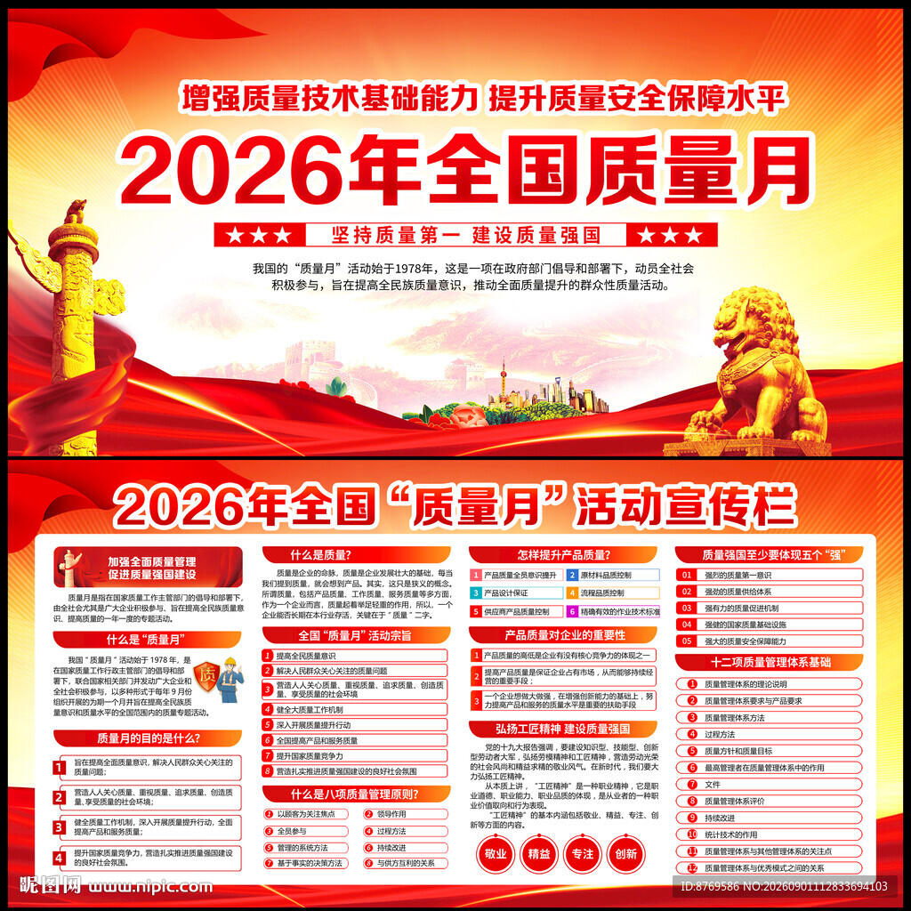 2026年质量月宣传栏